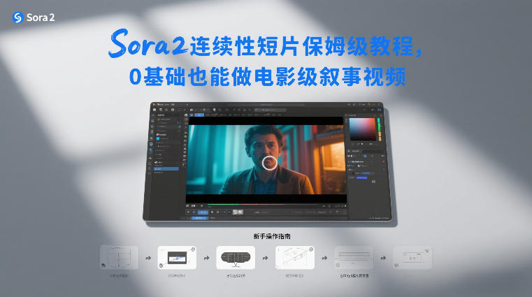 Sora2连续性短片保姆级教程,0基础也能做电影级叙事视频-灵感工坊云网创