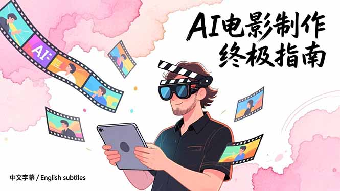 AI电影制作终极指南:从创意到成片,系统掌握智能影视全流程实战课(中英字幕-灵感工坊云网创